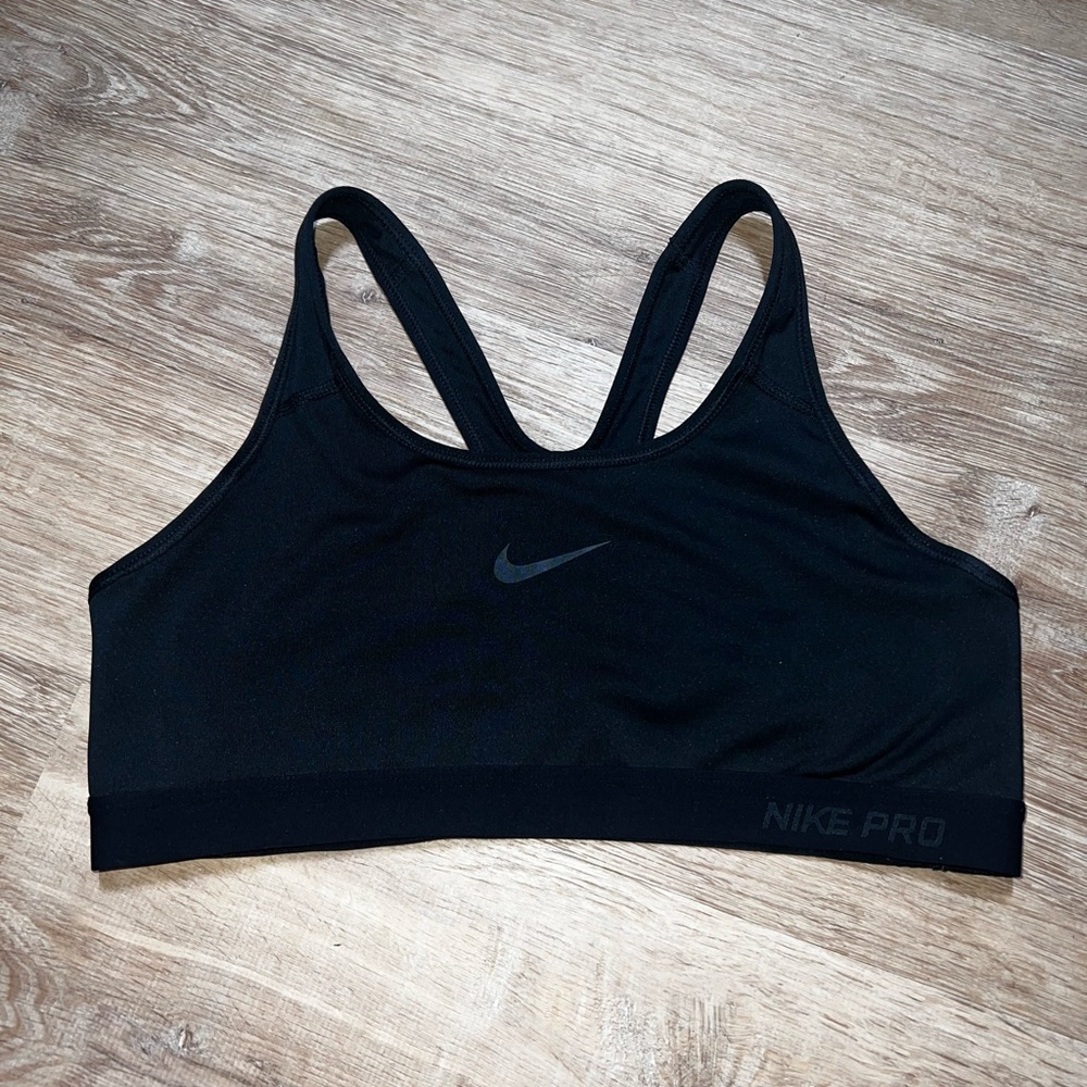 Nike Pro Black Racerback Sports Bra